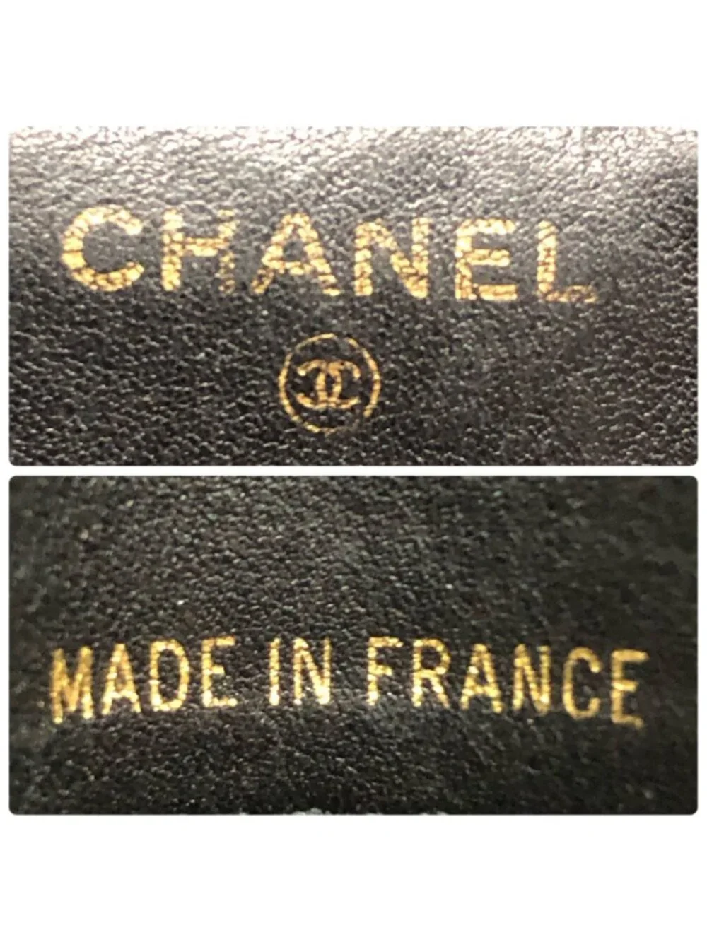 Chanel Coin Purse Wallet Card Caviar Leather Black CC Logo